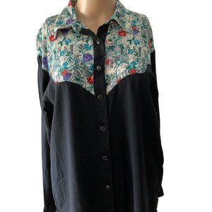 Desert West Vintage Western Wear Size M Shirt